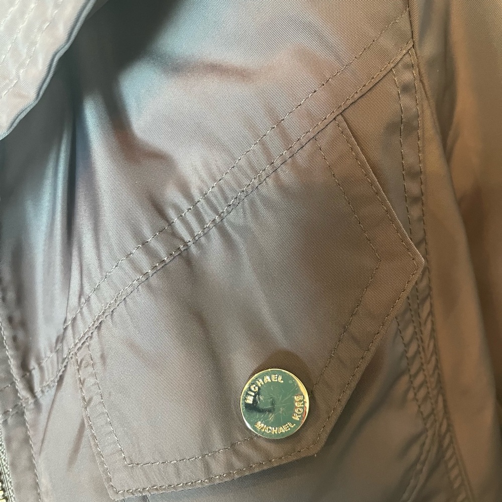 Michael Kors Gray Rain Coat - image 6